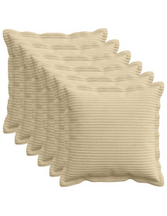 Federa 6 pz HOUTEN Grigio Verde Chiaro 50 x 50 cm corduroy