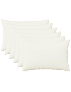 Federa 6 pz HEERLEN Bianco 50 x 70 cm Tessuto