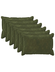 Federa 6 pcs HOUTEN Verde 50 x 80 cm Fleece in microfibra