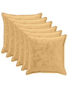 Federa 6 pcs HOUTEN Tortora 80 x 80 cm Flanella