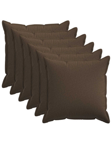 Federa 6 pcs HOUTEN Tortora 60 x 60 cm Lino