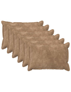 Federa 6 pcs HOUTEN Tortora 50 x 80 cm Fleece in microfibra