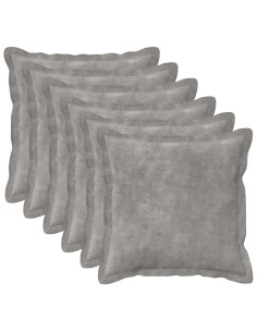 Federa 6 pcs HOUTEN Grigio Chiaro 50 x 50 cm
