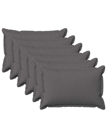 Federa 6 pcs HOUTEN Grigio Chiaro 40 x 60 cm Lino