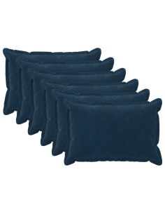 Federa 6 pcs HOUTEN Blu 50 x 80 cm Fleece in microfibra