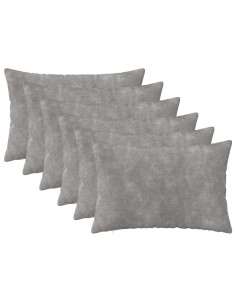 Federa 6 pcs HEERLEN Grigio Chiaro 40 x 60 cm