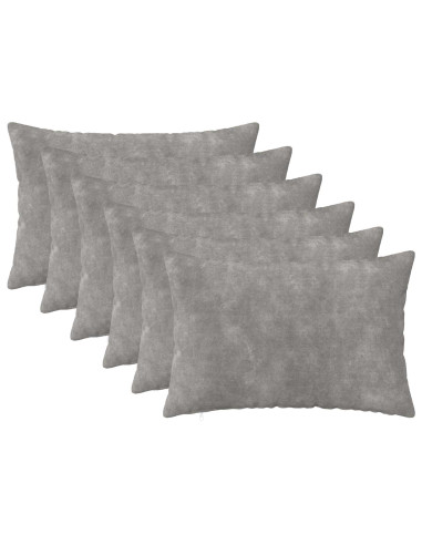 Federa 6 pcs HEERLEN Grigio Chiaro 40 x 60 cm