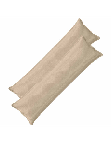 Federa 2 pz HOUTEN Tortora 40 x 145 cm corduroy