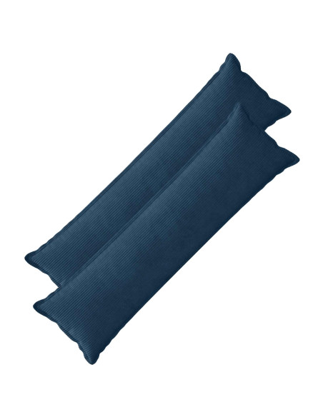 Federa 2 pz HOUTEN Blu navy 40 x 145 cm corduroy