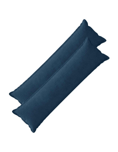 Federa 2 pz HOUTEN Blu navy 40 x 145 cm corduroy