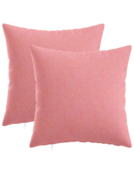 Federa 2 pz HEERLEN Rosa 40 x 40 cm Tessuto