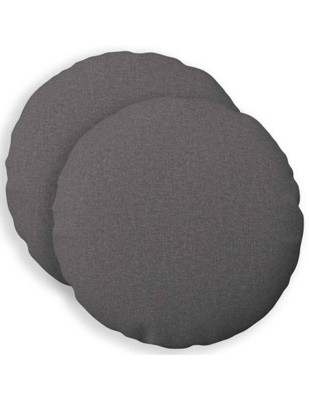 Federa 2 pz HEERLEN Grigio Chiaro Ø 60 cm Tessuto