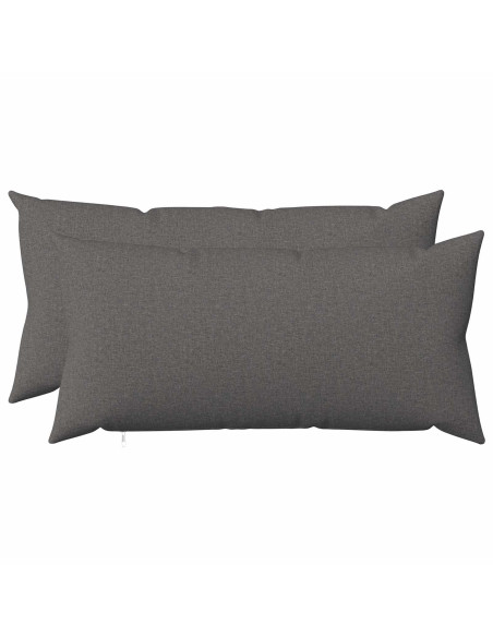 Federa 2 pz HEERLEN Grigio Chiaro 40 x 70 cm Tessuto