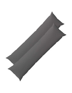 Federa 2 pz HEERLEN Grigio Chiaro 40 x 145 cm Tessuto