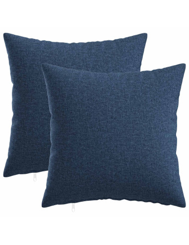 Federa 2 pz HEERLEN Blu 35 x 35 cm Tessuto