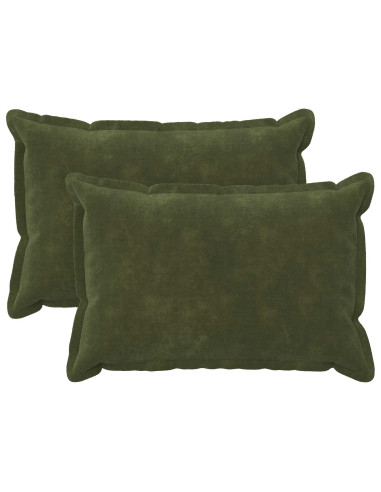 Federa 2 pcs HOUTEN Verde 50 x 75 cm Fleece in microfibra