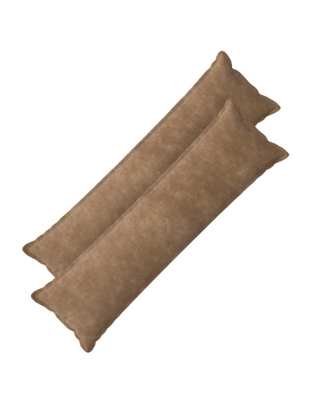 Federa 2 pcs HOUTEN Tortora 40 x 145 cm Fleece in microfibra