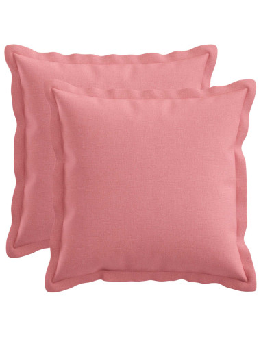 Federa 2 pcs HOUTEN Rosa 30 x 30 cm Lino