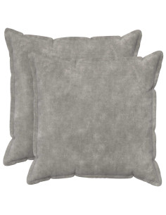 Federa 2 pcs HOUTEN Grigio Chiaro 80 x 80 cm