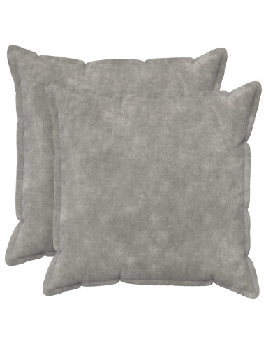 Federa 2 pcs HOUTEN Grigio Chiaro 80 x 80 cm