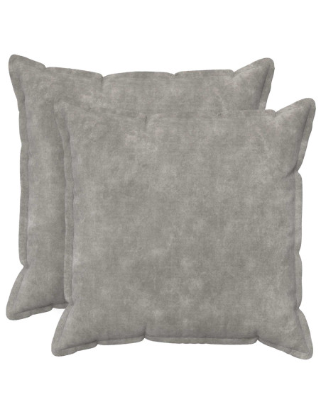 Federa 2 pcs HOUTEN Grigio Chiaro 80 x 80 cm