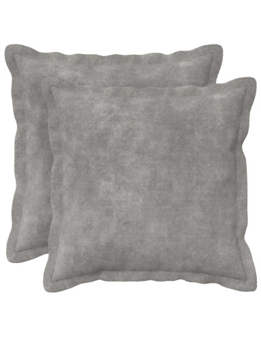 Federa 2 pcs HOUTEN Grigio Chiaro 50 x 50 cm
