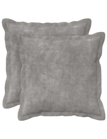 Federa 2 pcs HOUTEN Grigio Chiaro 50 x 50 cm