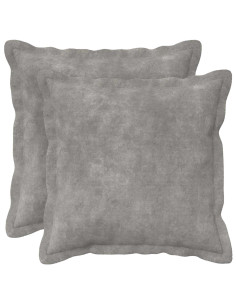 Federa 2 pcs HOUTEN Grigio Chiaro 45 x 45 cm