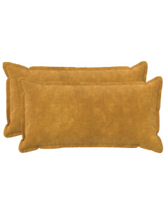 Federa 2 pcs HOUTEN Giallo 40 x 80 cm Fleece in microfibra