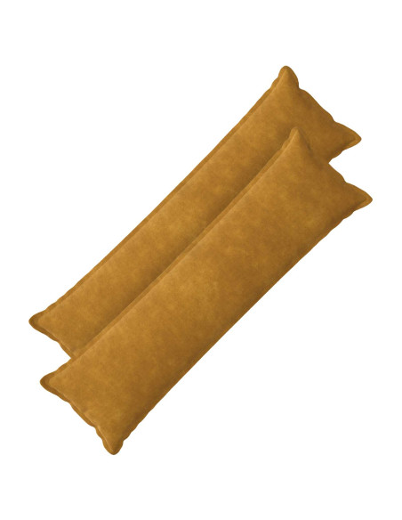 Federa 2 pcs HOUTEN Giallo 40 x 145 cm Fleece in microfibra