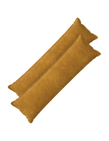Federa 2 pcs HOUTEN Giallo 40 x 145 cm Fleece in microfibra