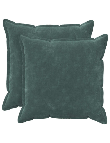 Federa 2 pcs HOUTEN Blu mare 65 x 65 cm Fleece in microfibra