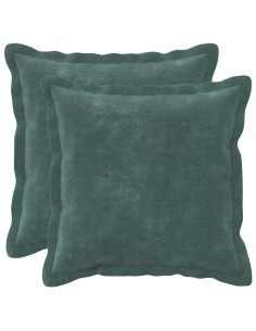 Federa 2 pcs HOUTEN Blu mare 50 x 50 cm Fleece in microfibra