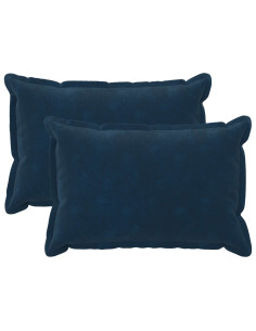 Federa 2 pcs HOUTEN Blu 50 x 80 cm Fleece in microfibra
