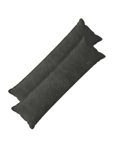 Federa 2 pcs HOUTEN Antracite 40 x 145 cm Fleece in microfibra