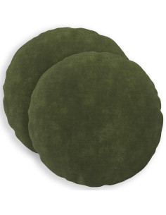 Federa 2 pcs HEERLEN Verde Ø 60 cm Fleece in microfibra