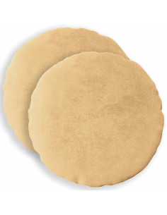 Federa 2 pcs HEERLEN Tortora Ø 40 cm Flanella