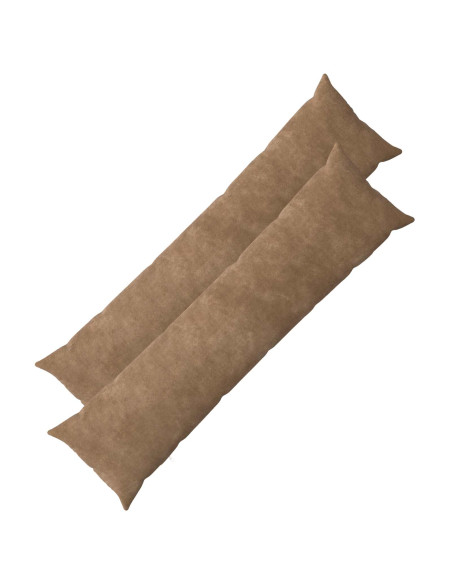 Federa 2 pcs HEERLEN Tortora 40 x 145 cm Fleece in microfibra