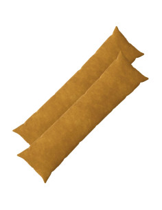 Federa 2 pcs HEERLEN Giallo 40 x 145 cm Fleece in microfibra