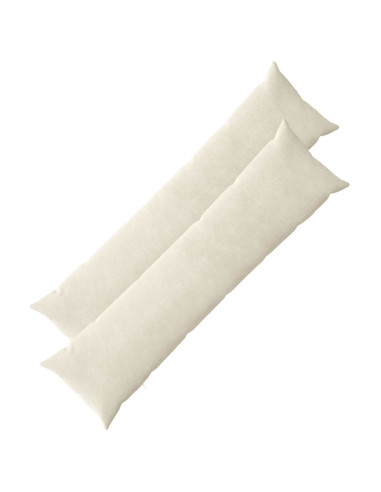 Federa 2 pcs HEERLEN Crema 40 x 145 cm Fleece in microfibra
