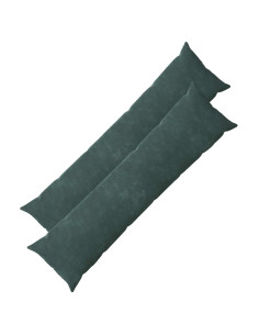 Federa 2 pcs HEERLEN Blu mare 40 x 145 cm Fleece in microfibra