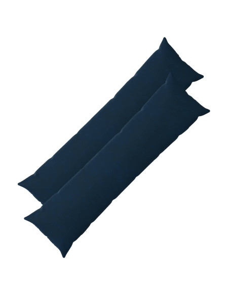 Federa 2 pcs HEERLEN Blu 40 x 145 cm Fleece in microfibra
