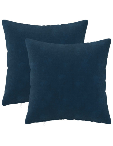 Federa 2 pcs HEERLEN Blu 30 x 30 cm Fleece in microfibra