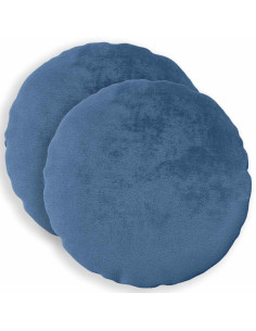 Federa 2 pcs HEERLEN Azzurro Ø 40 cm Flanella