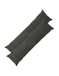 Federa 2 pcs HEERLEN Antracite 40 x 145 cm Fleece in microfibra