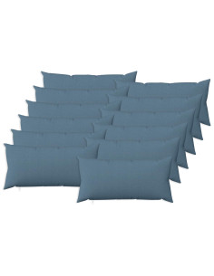 Federa 12 pz HEERLEN Blu jeans 40 x 80 cm Tessuto