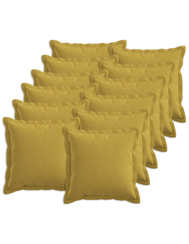 Federa 12 pcs HOUTEN Verde chiaro 50 x 50 cm Lino