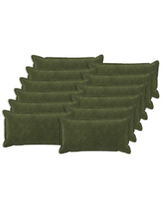 Federa 12 pcs HOUTEN Verde 40 x 80 cm Fleece in microfibra