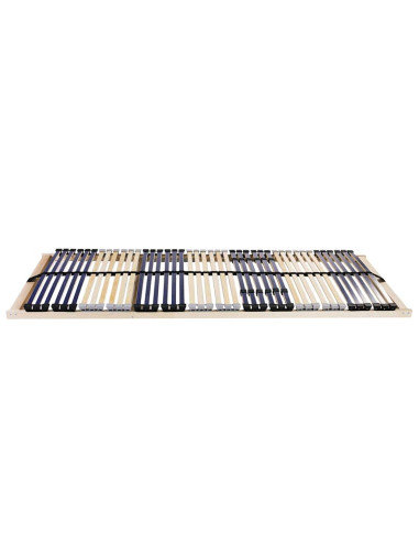 Base a doghe Marrone 80 x 190 cm Legno massello di faggio
