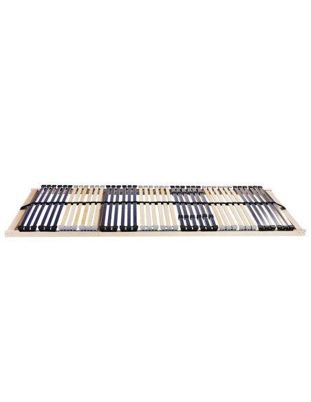 Base a doghe Marrone 80 x 190 cm Legno massello di faggio